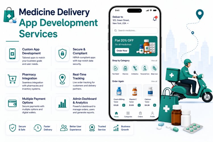 How Medicine Delivery App Development Companies Are Transforming Digital Pharmacy Services in the USA