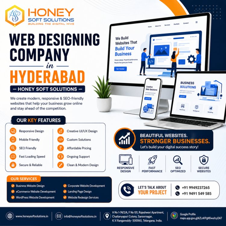 web designing company in hyderabad – Honey Soft Solutions