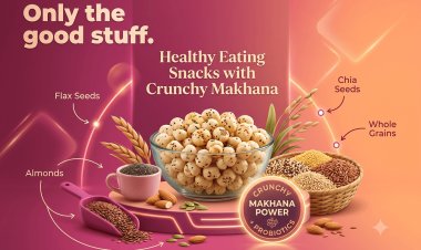 Healthy Eating Snacks with Crunchy Makhana