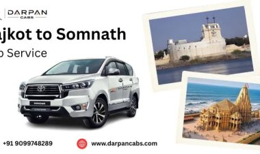 Round Trip Taxi Service from Rajkot to Somnath with Darpan Cabs