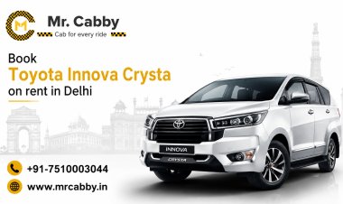Delhi Toyota Innova Crysta Rental for Airport, City & Outstation Travel