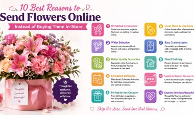 10 Best Reasons to Send Flowers Online Instead of Buying Them In-Store