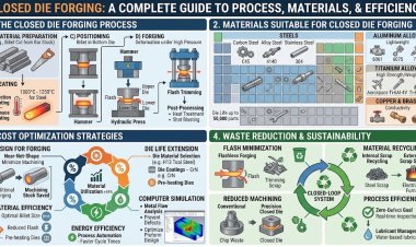 Closed Die Forging: Process, Materials, Cost Optimization & Waste Reduction