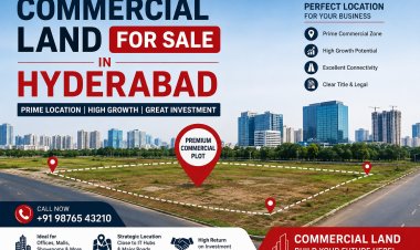Commercial Land for Sale in Hyderabad – Find the Right Investment Opportunity