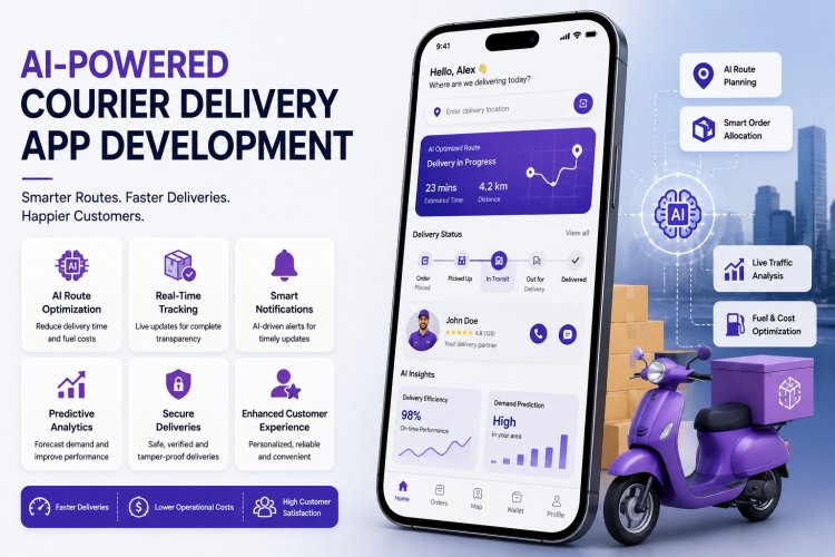 AI-Powered Courier Delivery App Development: Smarter Logistics for the Future of Delivery