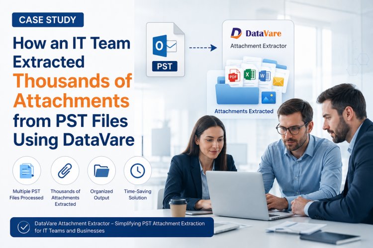 Case Study: How an IT Team Extracted Thousands of Attachments from PST Files Using DataVare