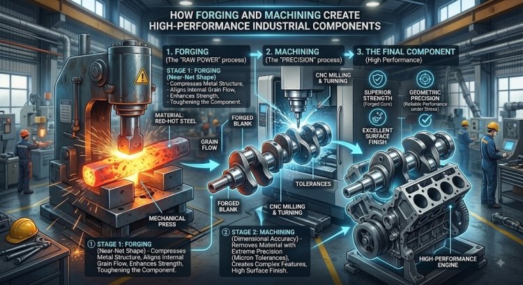 How Forging and Machining Together Create High-Performance Industrial Components