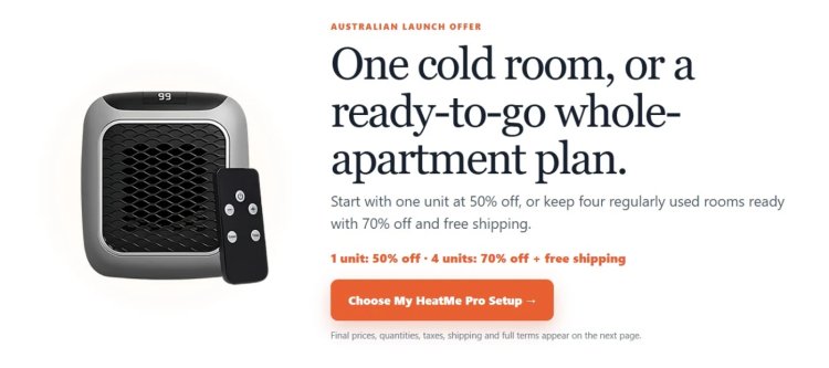 HeatMe Pro Heater Australia (User Report) – Is This Small Heater Really Powerful?