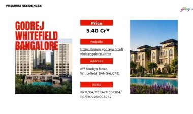 Godrej Whitefield Bangalore: East Bangalore's Spacious Luxury Living