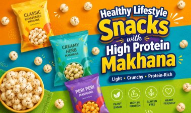 Healthy Lifestyle Snacks with High Protein Makhana